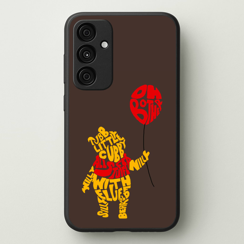 Winnie In Words Phone Case - Galaxy A35 / Standard
