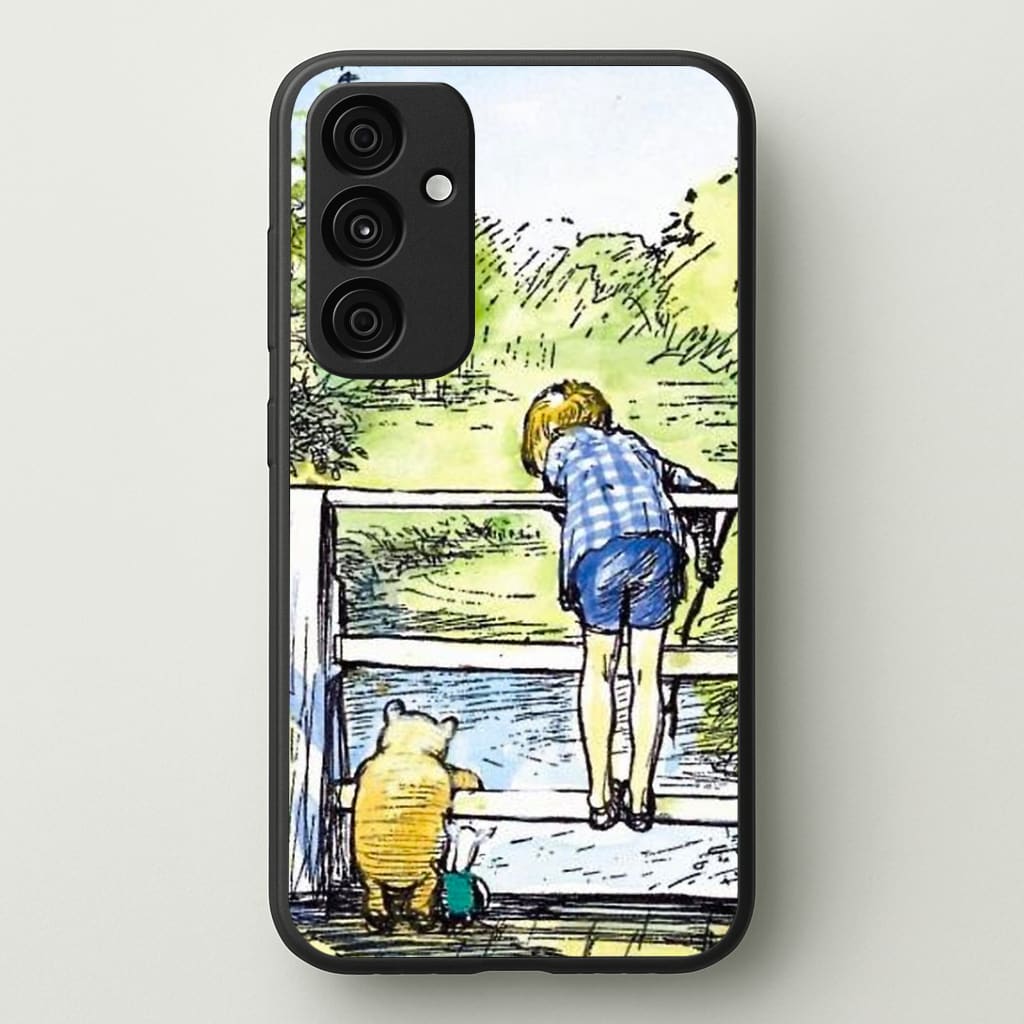 Winnie & Christopher Robin Phone Case - Galaxy A35 / Standard