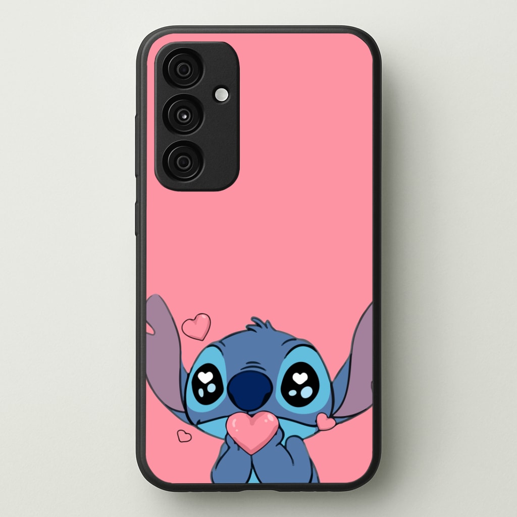 Cute Alien Blue Phone Case - Galaxy A35 / Standard