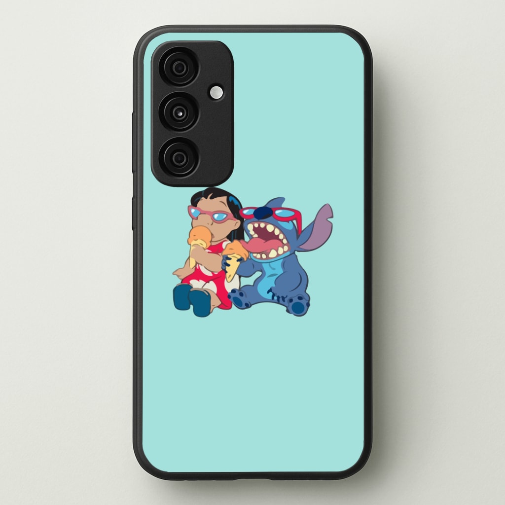 Ice Cream Alien Blue Phone Case - Galaxy A35 / Standard