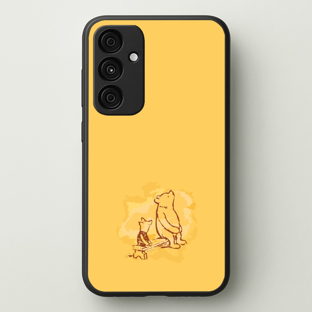 Winnie & Pig Phone Case - Galaxy A35 / Standard