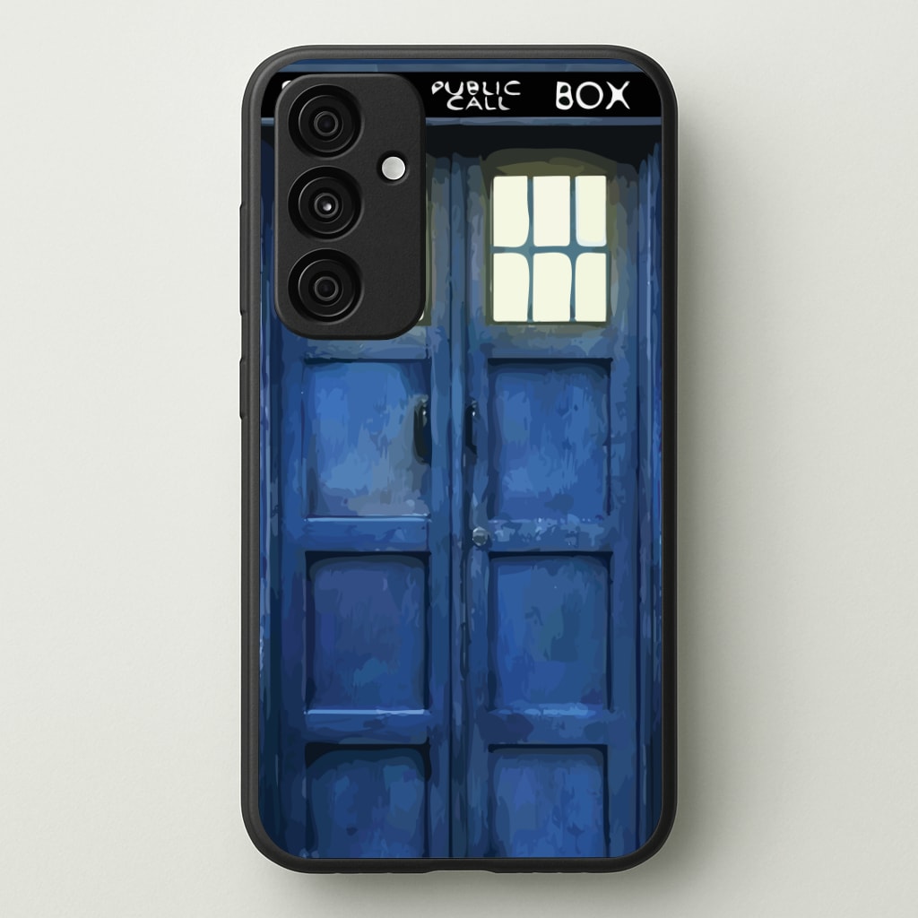 Police Box Phone Case - Galaxy A35 / Standard