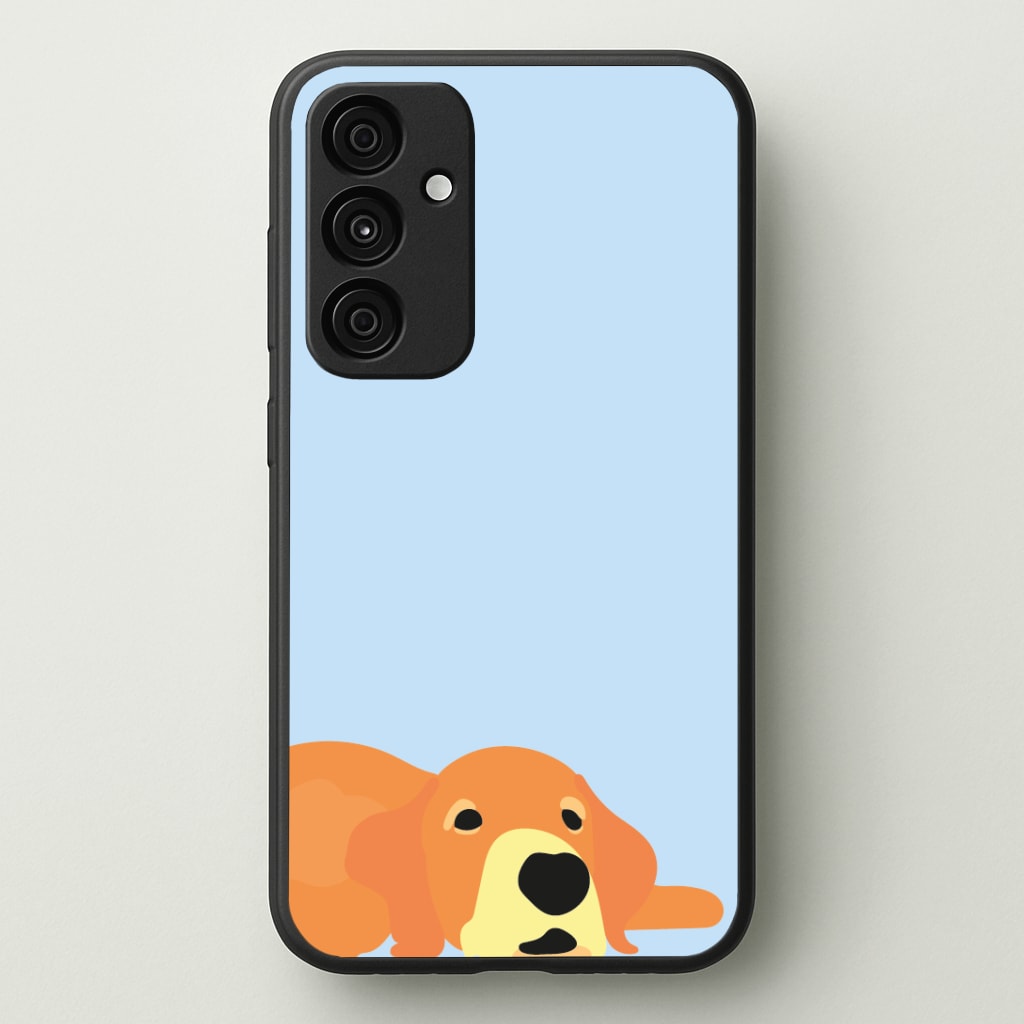 Laying and chilling - Dog Patterns Phone Case - Galaxy A35 / Standard