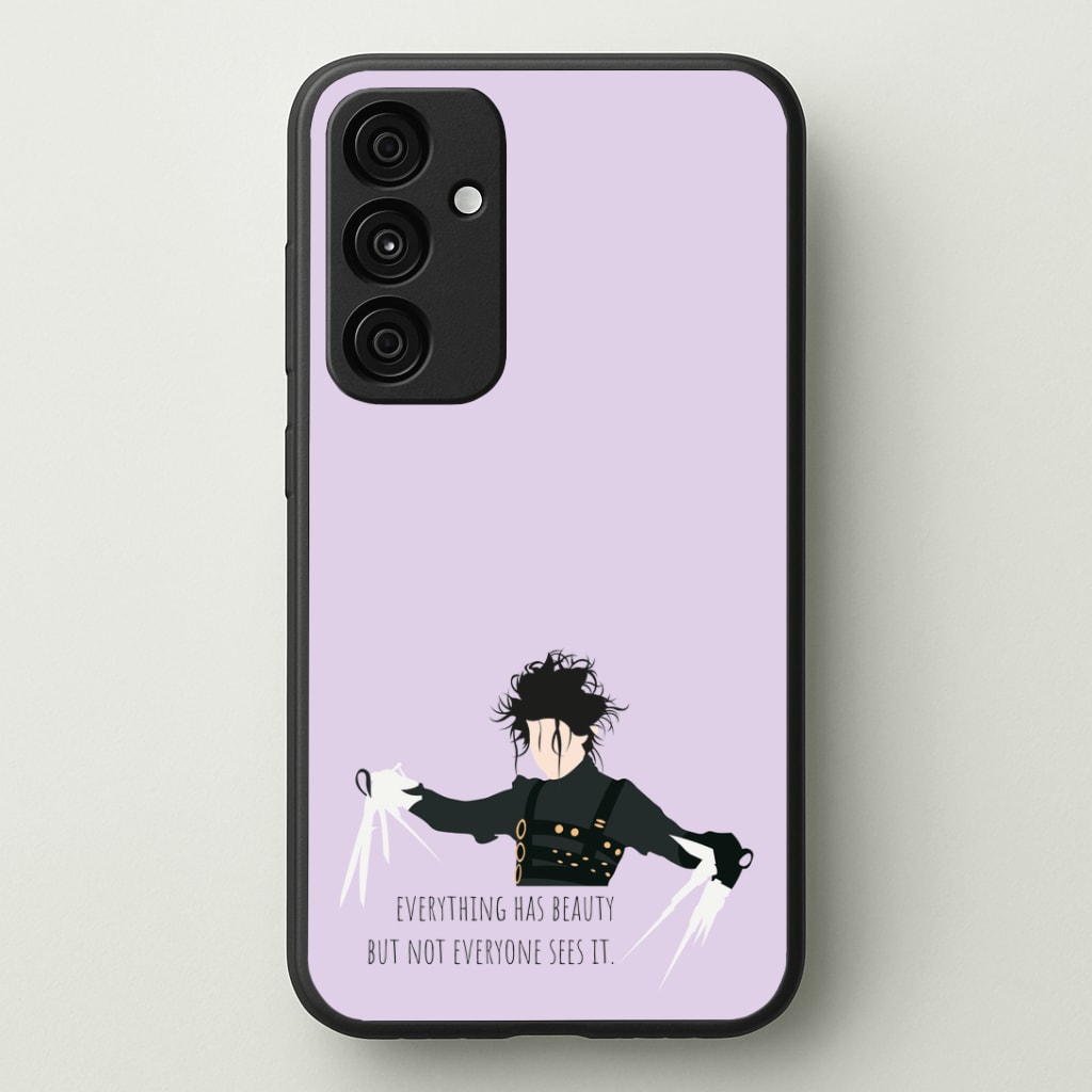 Everything Has Beauty - Scissorhands Phone Case - Galaxy A35 / Standard