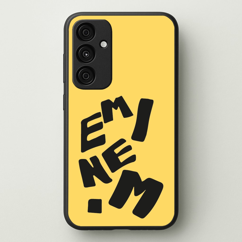 Text Phone Case - Galaxy A35 / Standard