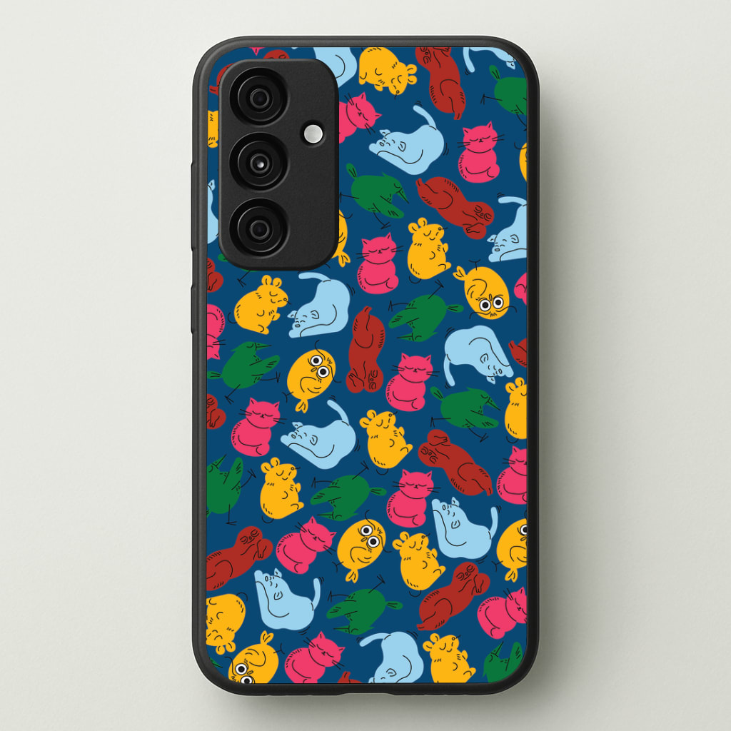 Animal Doodles - Chamberlain Phone Case - Galaxy A35 / Standard