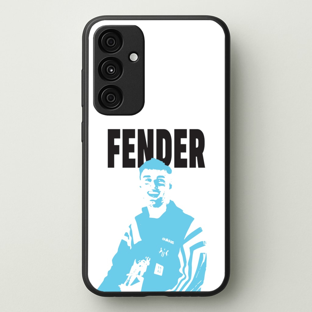 Fender Silhouette Blue Phone Case - Galaxy A35 / Standard