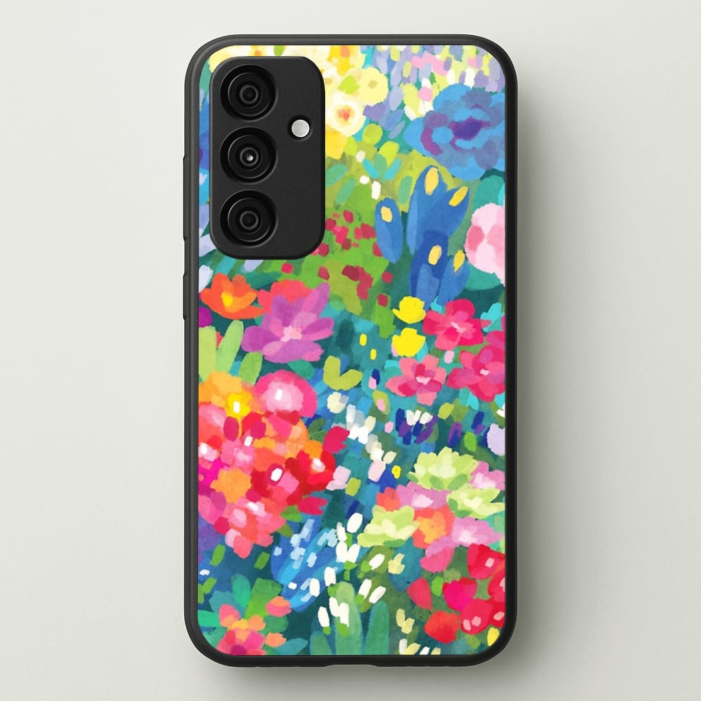 Colourful Floral Pattern Phone Case - Galaxy A35 / Standard