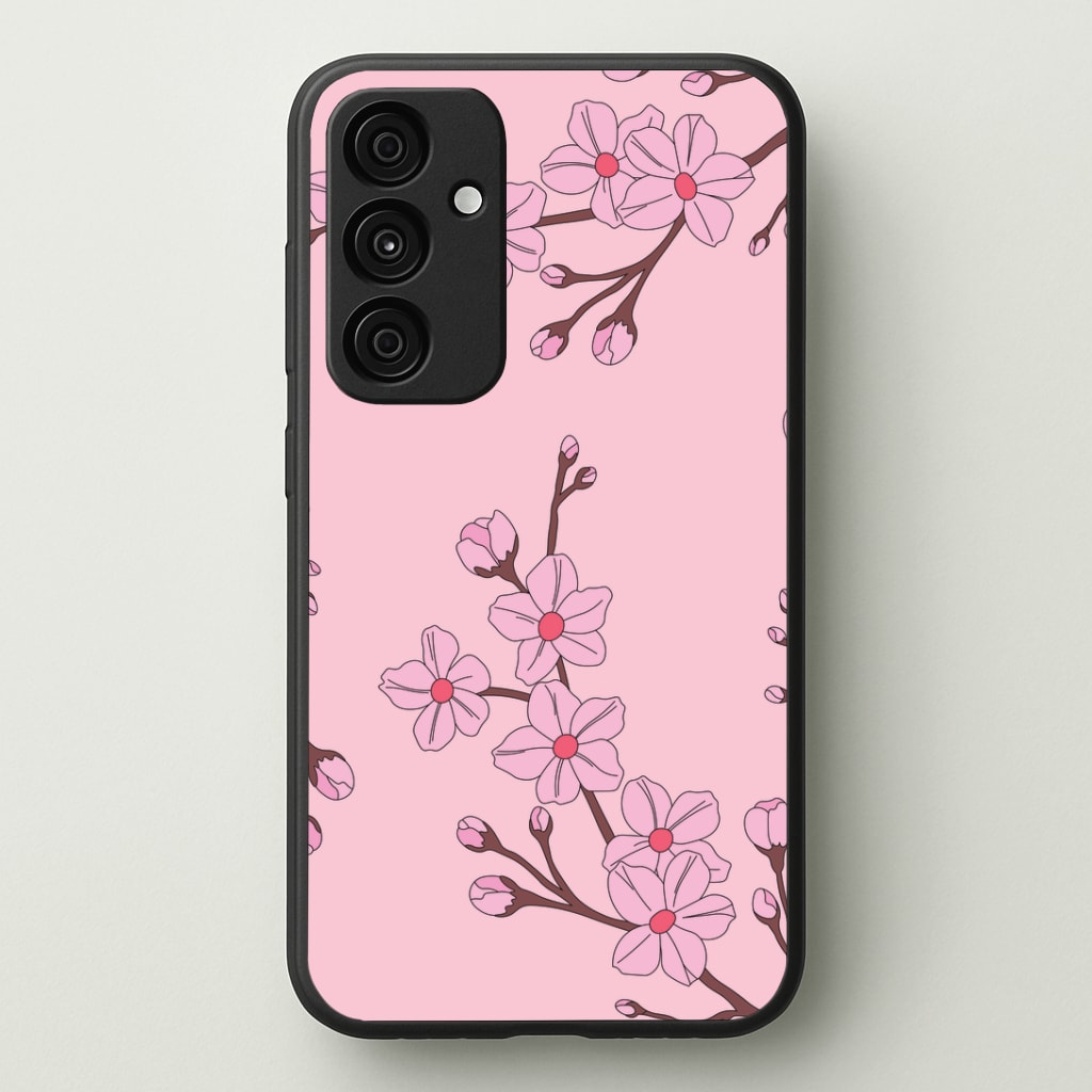 Cherry Blossom Pattern Phone Case - Galaxy A35 / Standard