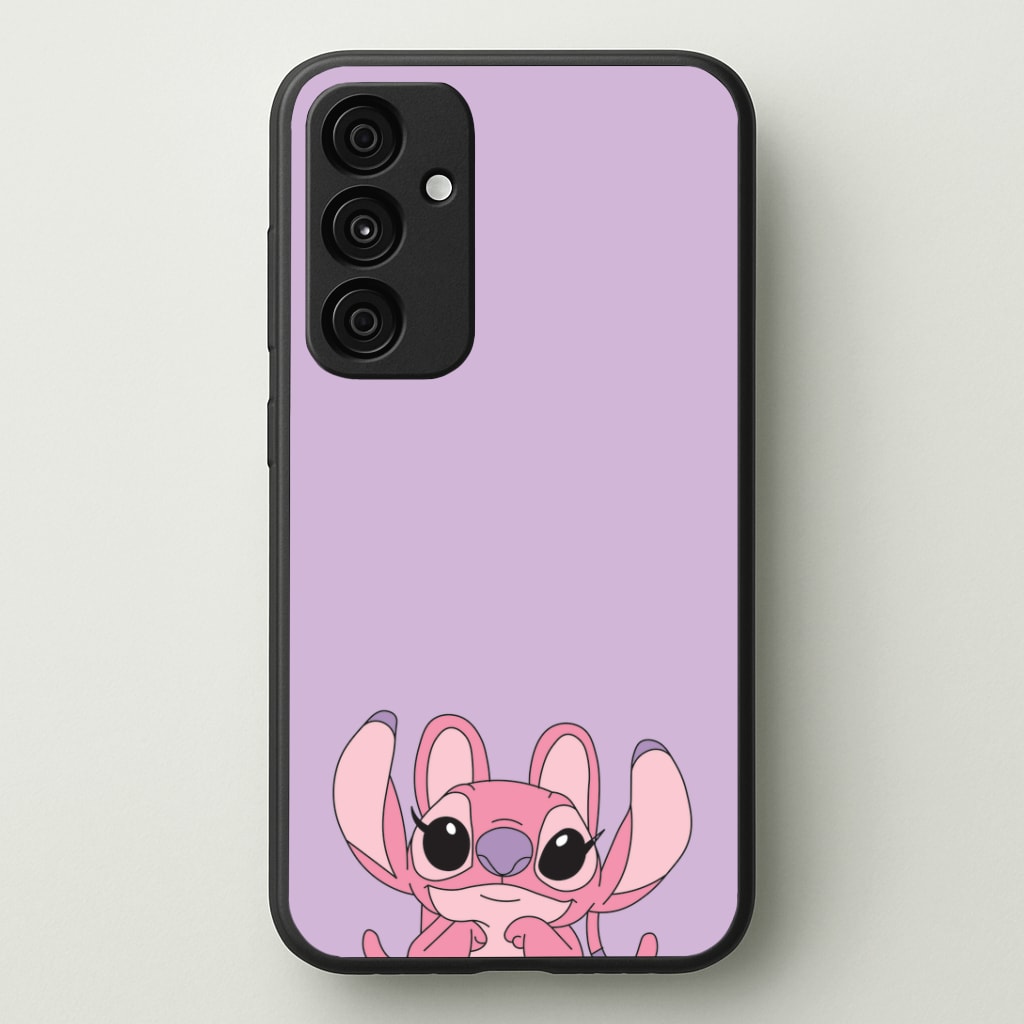 Gazing - Pink Alien Phone Case - Galaxy A35 / Standard