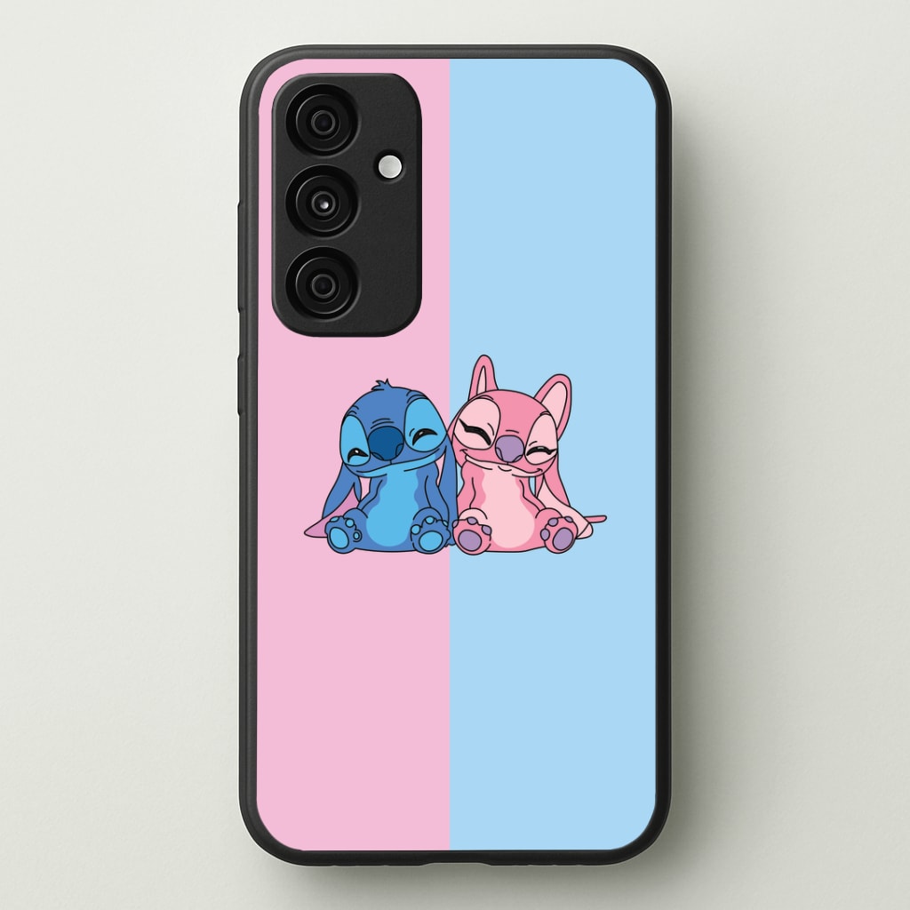 Best Friends - Pink Alien Phone Case - Galaxy A35 / Standard