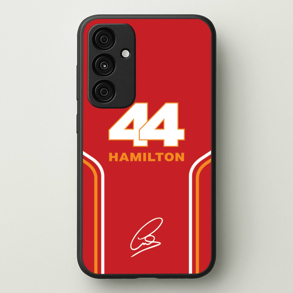 Stripes 44 Hamilton Phone Case - Galaxy A35 / Standard