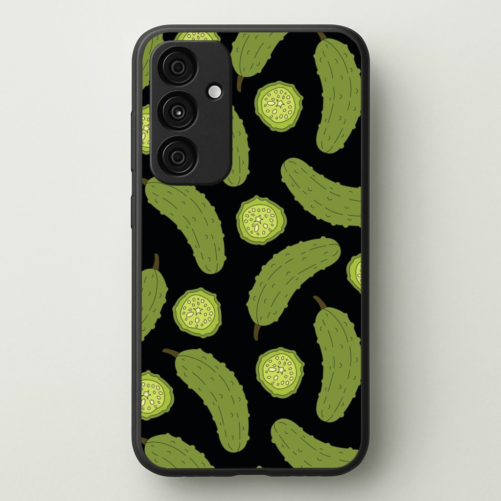 Pickle Assortment Pattern Phone Case - Galaxy A35 / Standard
