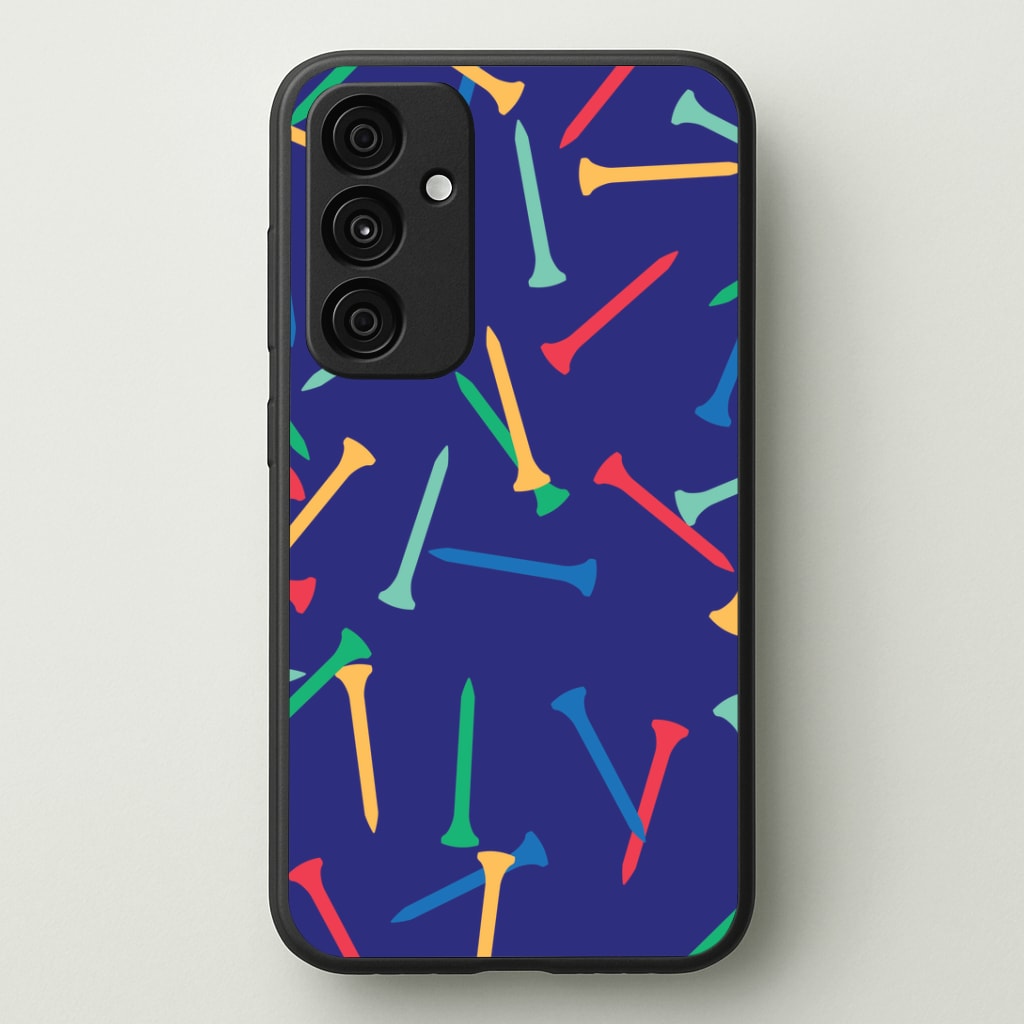Golf Tees Pattern Phone Case - Galaxy A35 / Standard