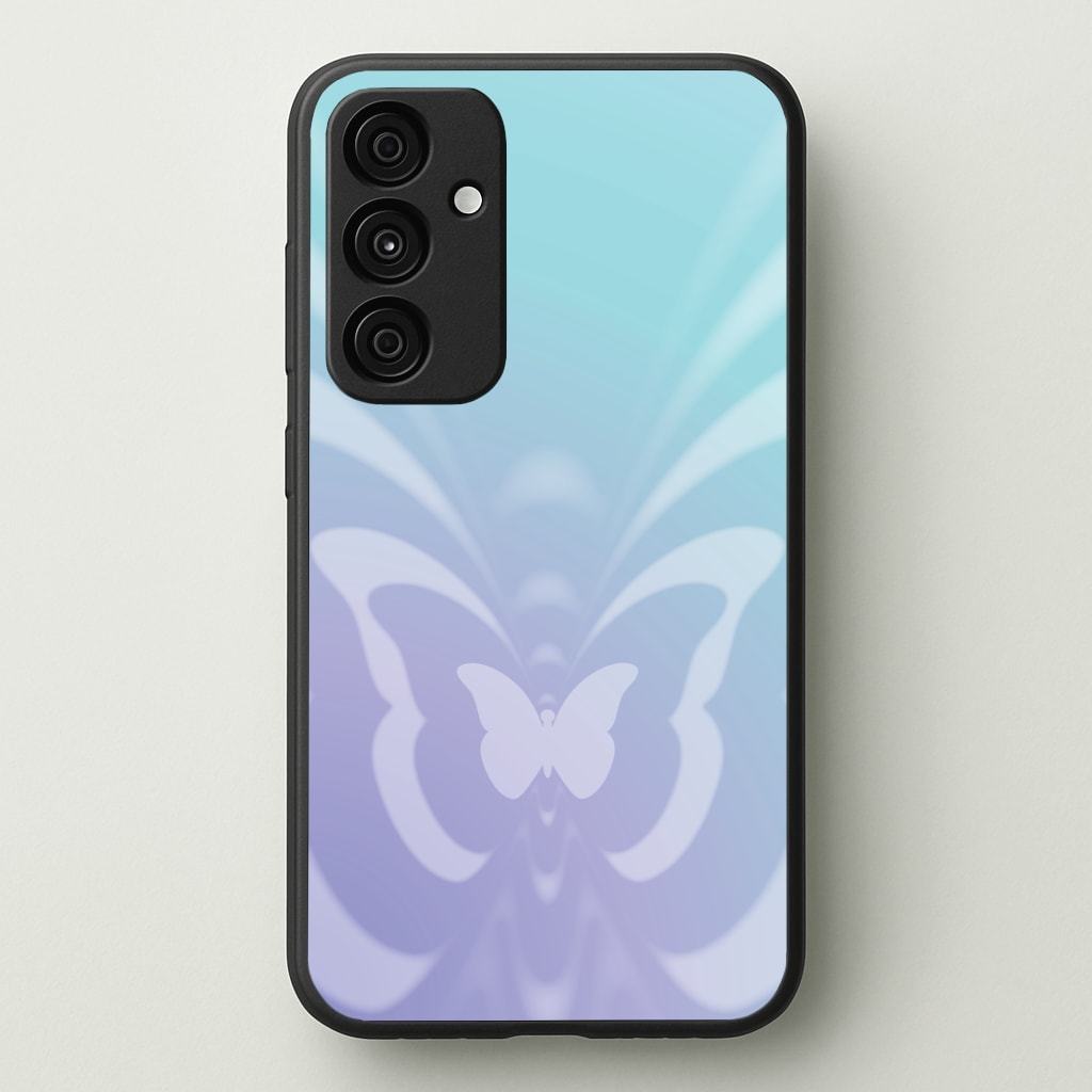 Butterfly Gradient Purple Phone Case - Galaxy A35 / Standard