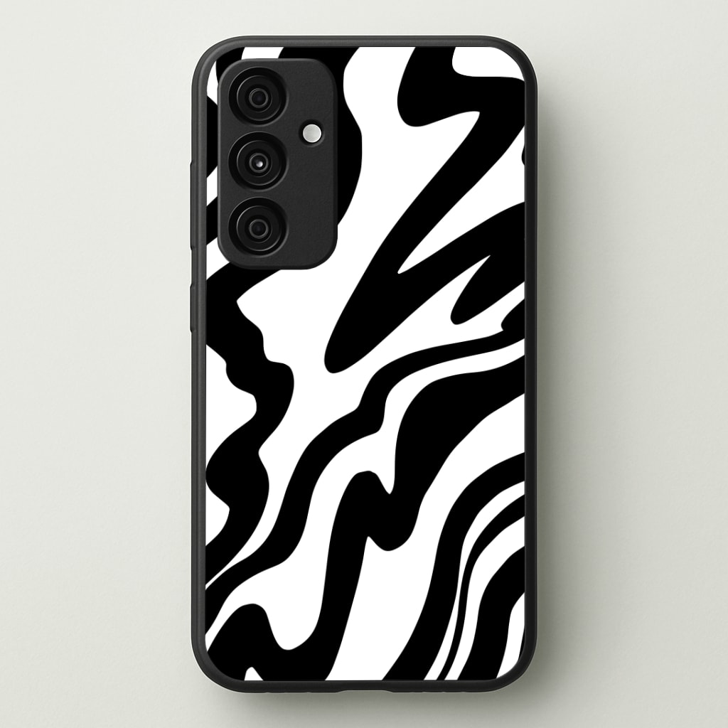 Black And White - Halloween Phone Case - Galaxy A35 / Standard
