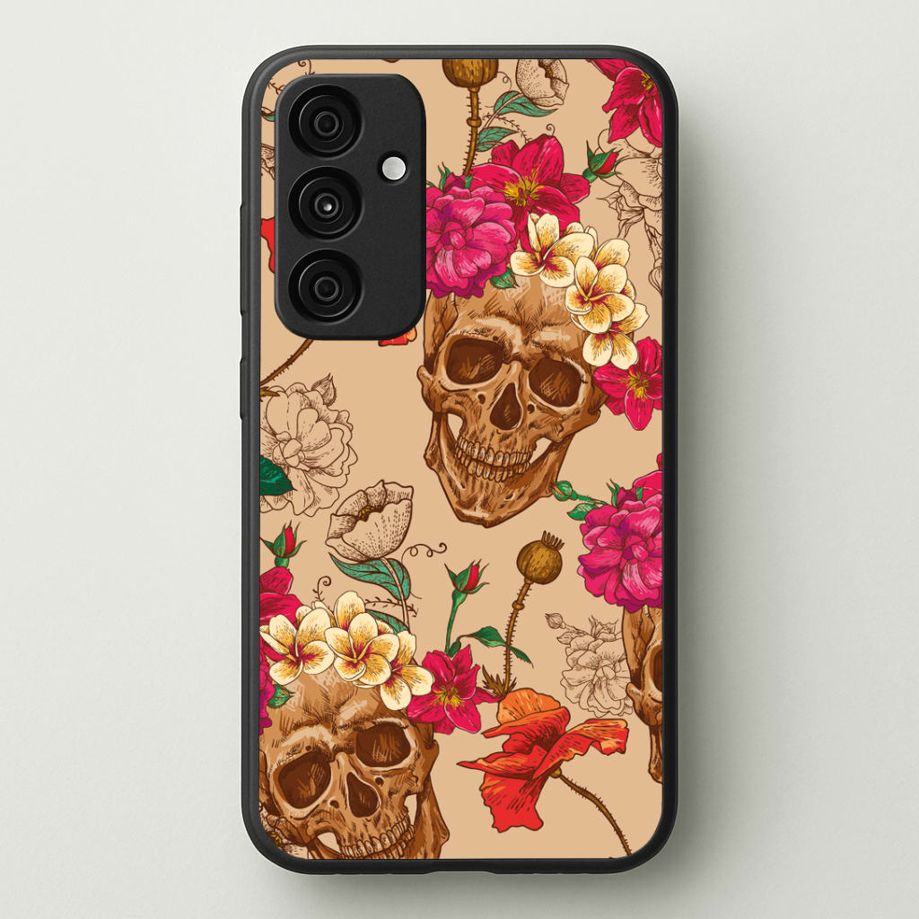 Calavera - Halloween Phone Case - Galaxy A35 / Standard