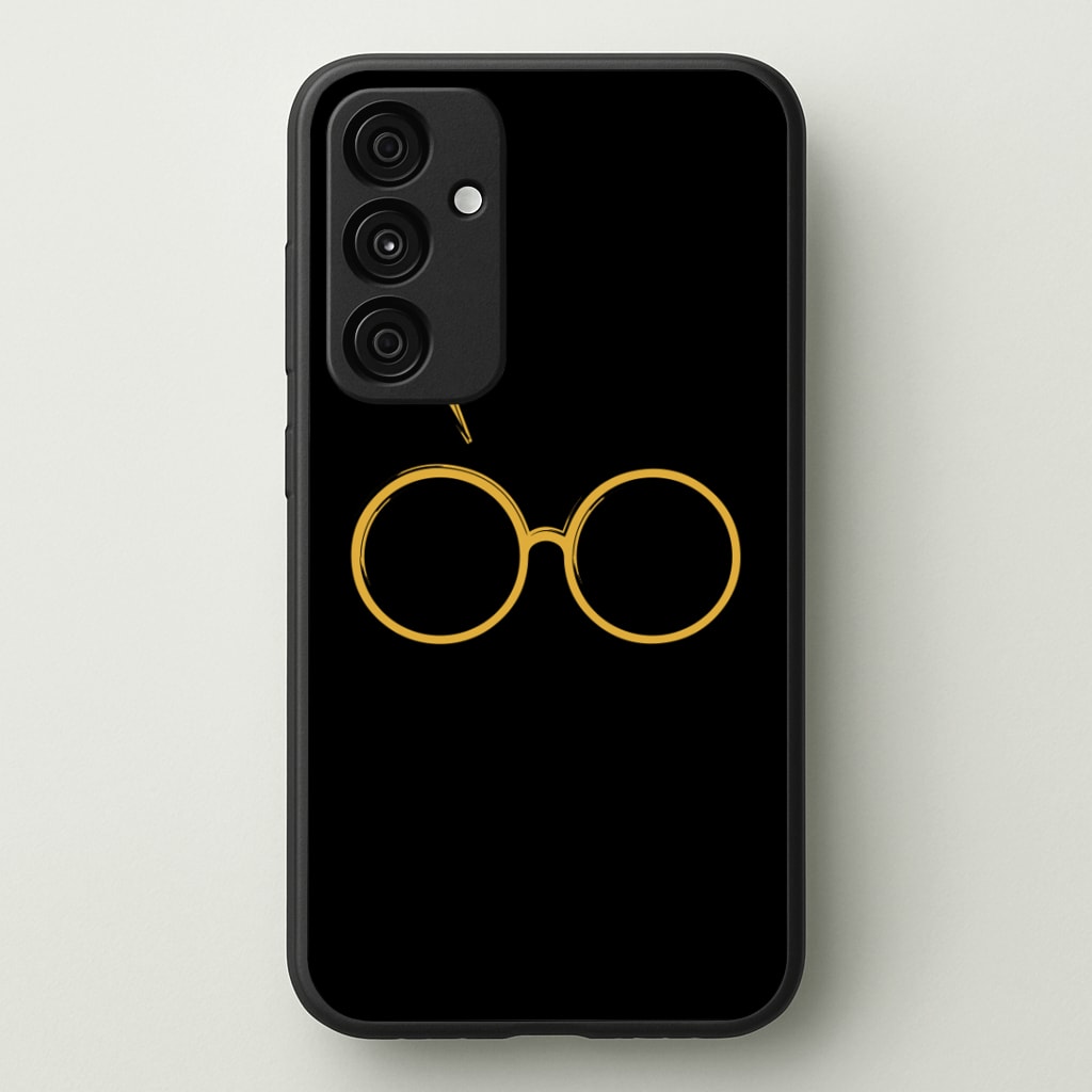 Glasses & Scar Phone Case - Galaxy A35 / Standard