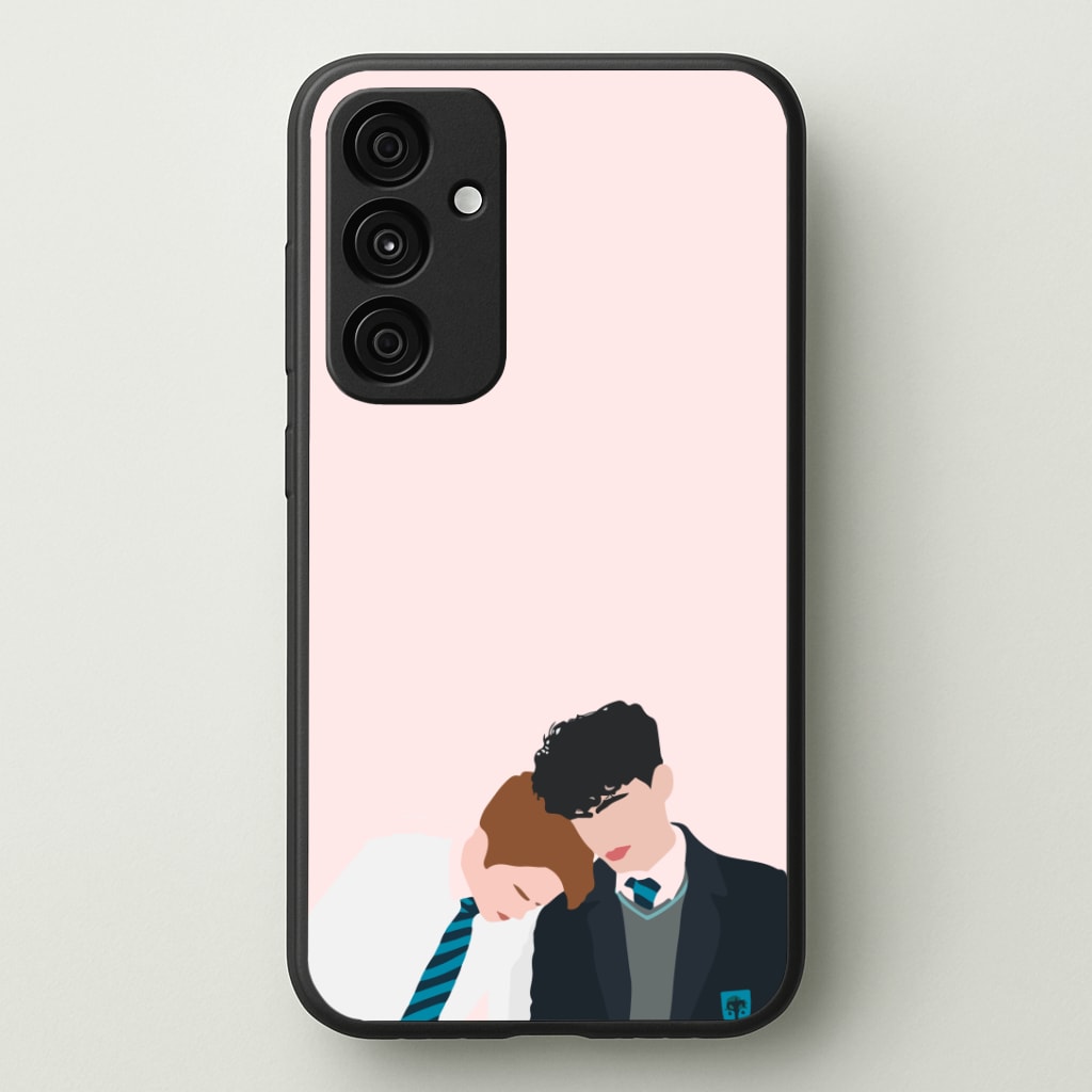 Nick And Charlie School Clothes - Heart TV Phone Case - Galaxy A35 / Standard