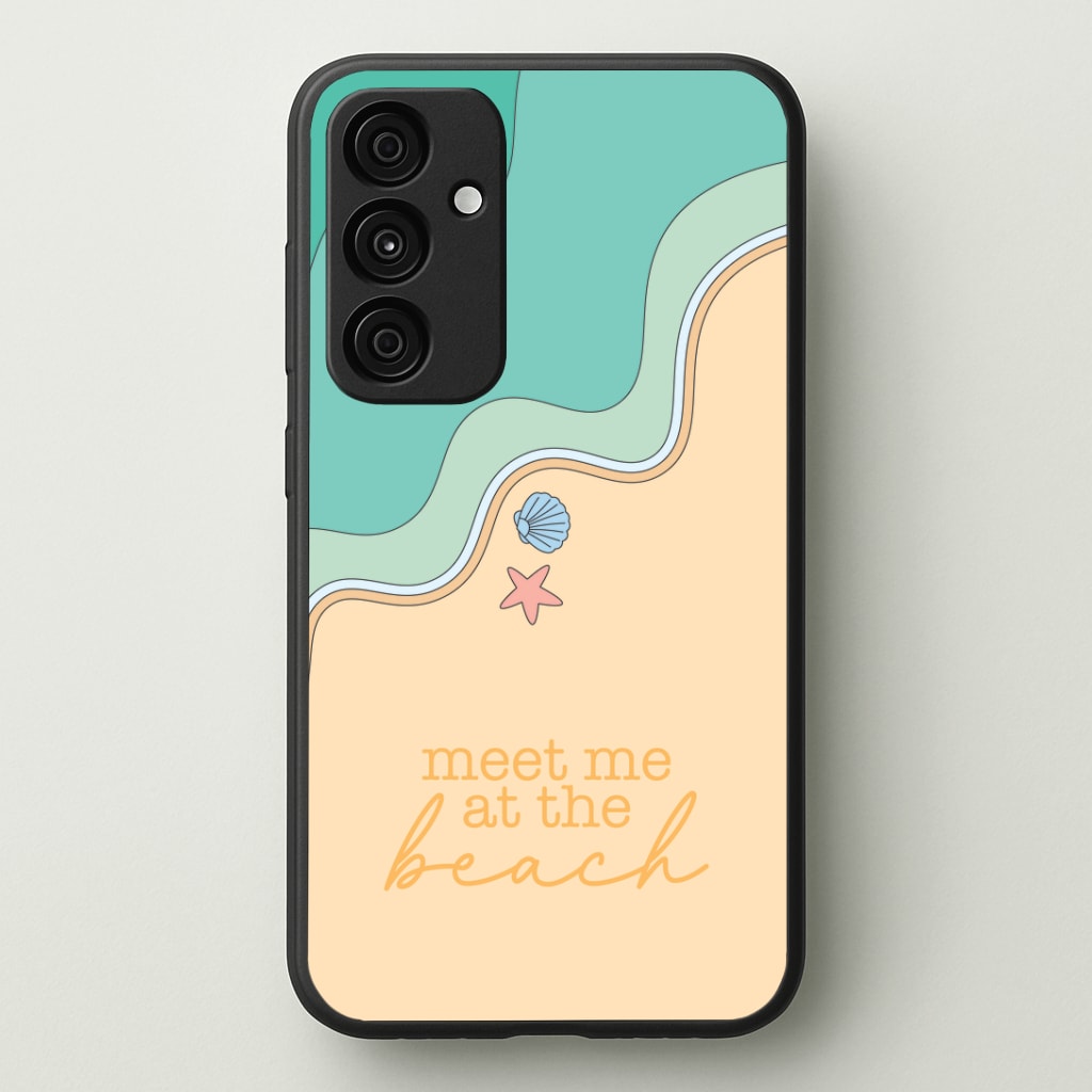 Meet Me At The Beach - Summer Phone Case - Galaxy A35 / Standard
