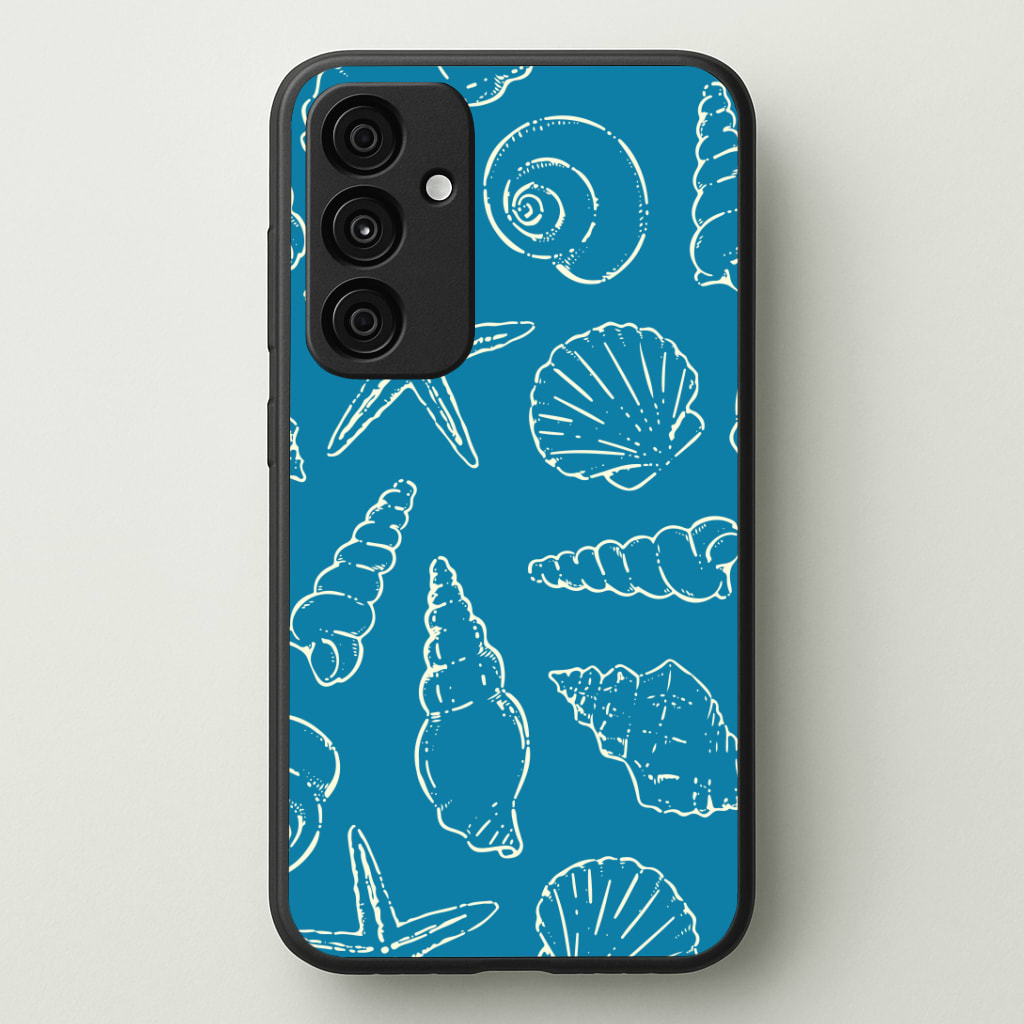 Sketched Shells Pattern Phone Case - Galaxy A35 / Standard