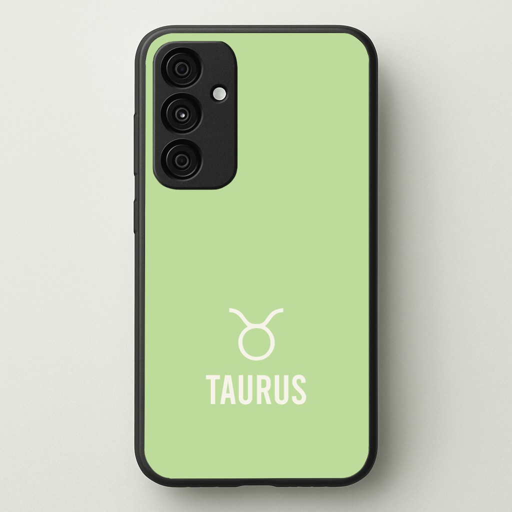 Taurus Pastel Zodiac Phone Case - Galaxy A35 / Standard