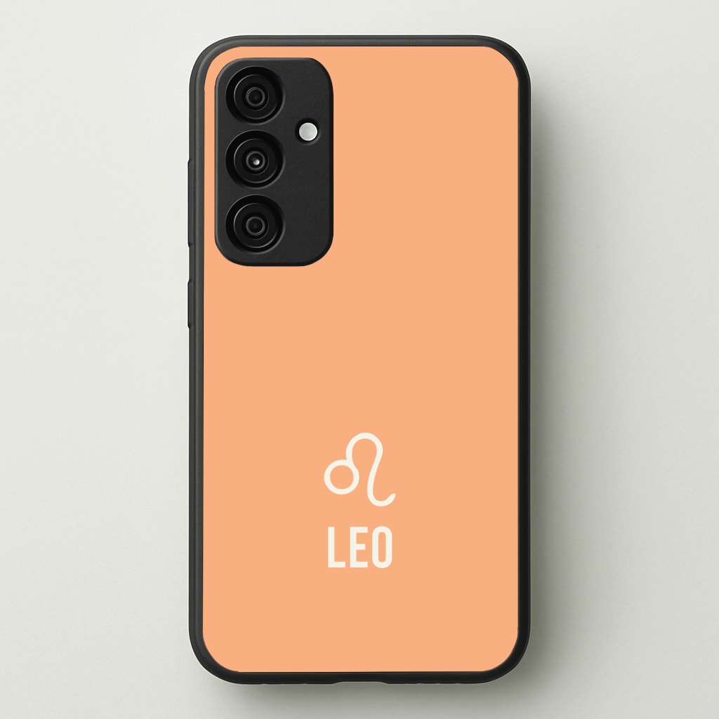 Leo Pastel Zodiac Phone Case - Galaxy A35 / Standard