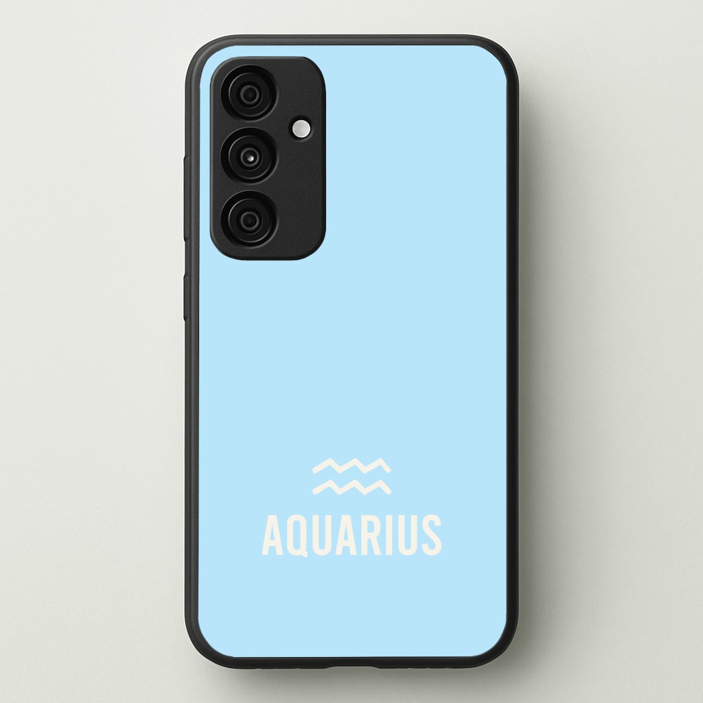 Aquarius Pastel Zodiac Phone Case - Galaxy A35 / Standard