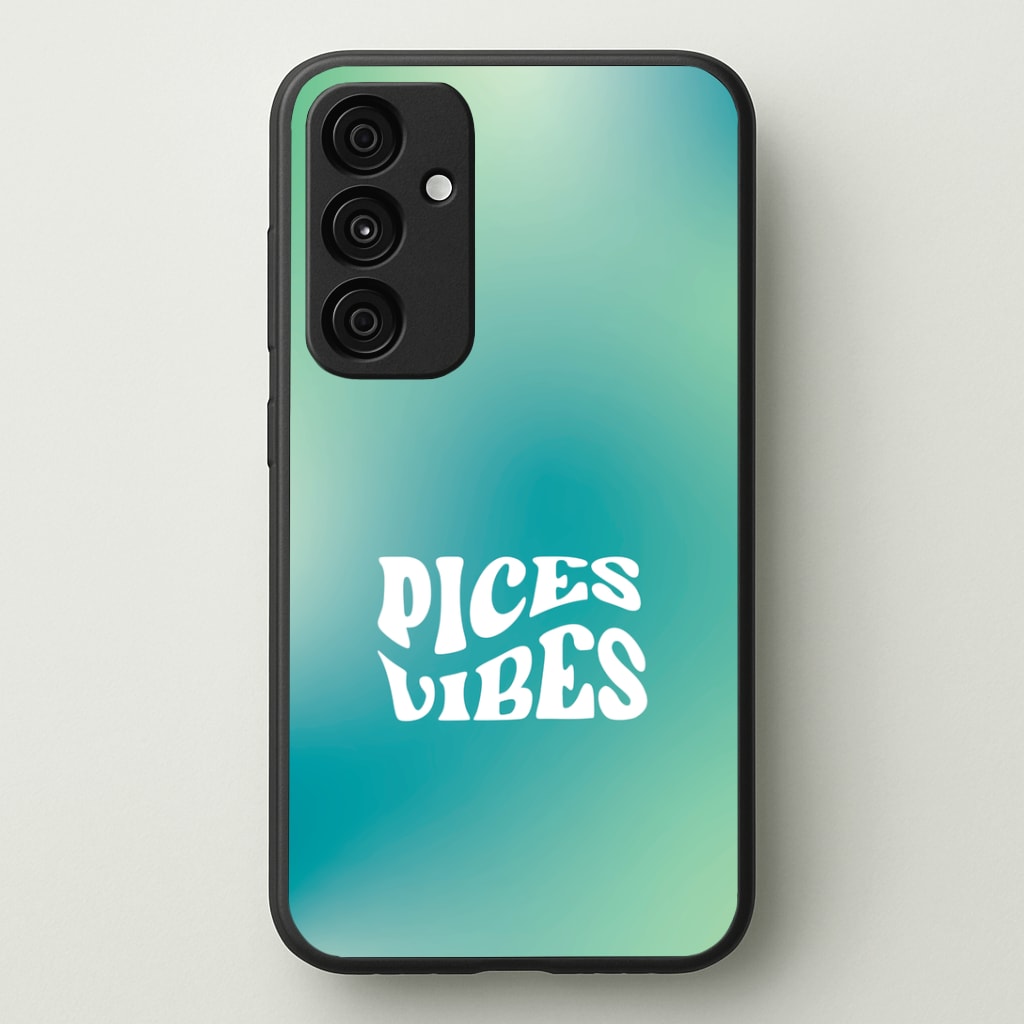 Pices Vibes Gradient Zodiac Phone Case - Galaxy A35 / Standard