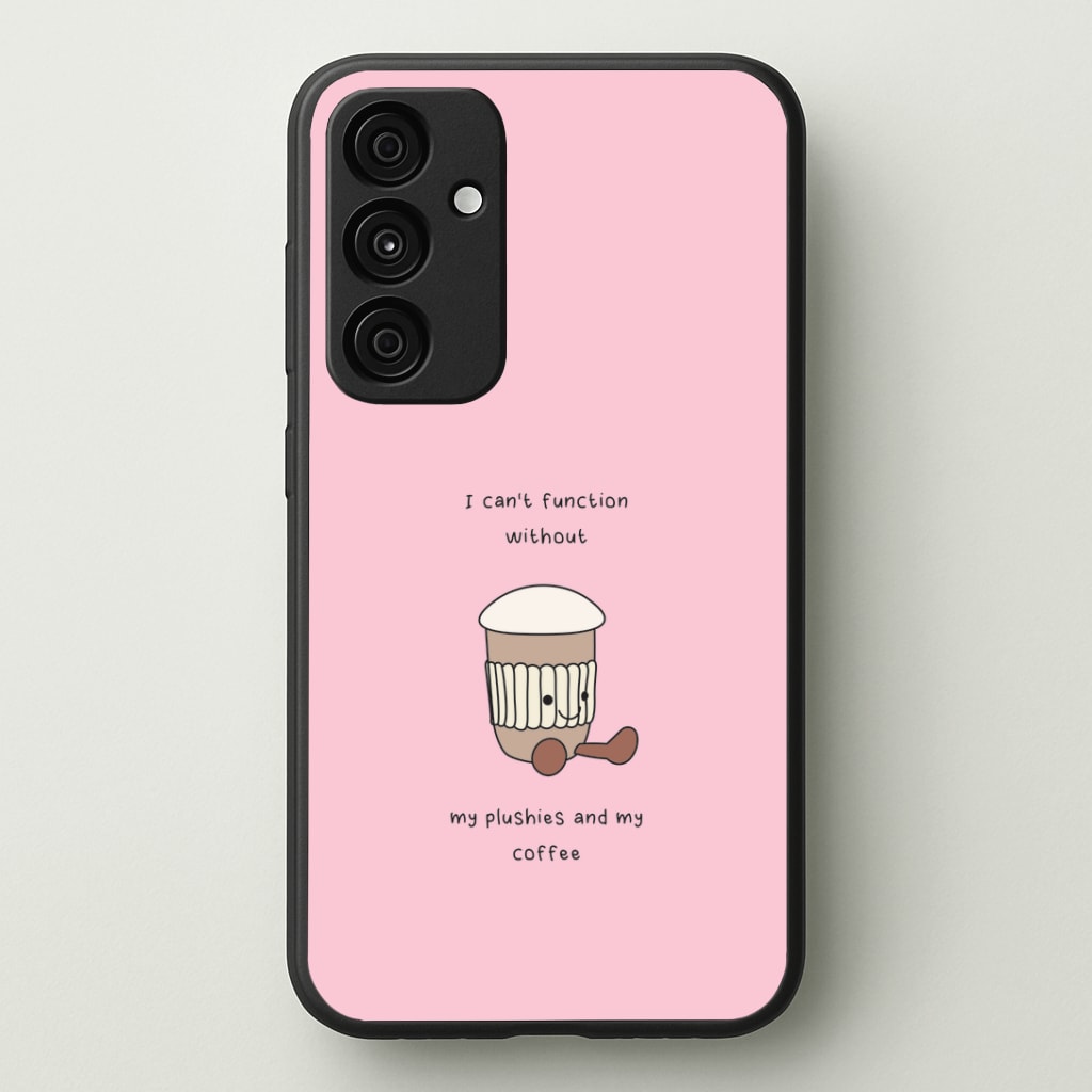Coffee - Plushy Phone Case - Galaxy A35 / Standard