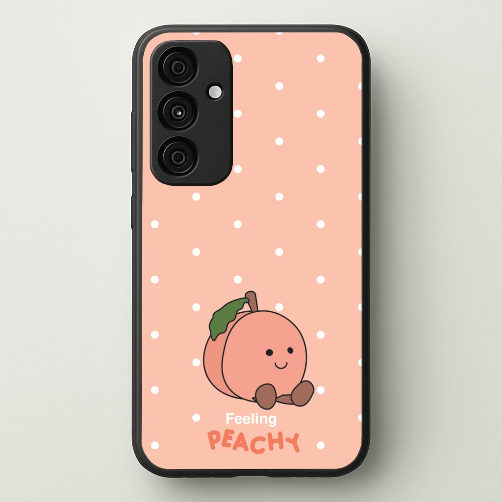 Peach Pattern Phone Case - Galaxy A35 / Standard