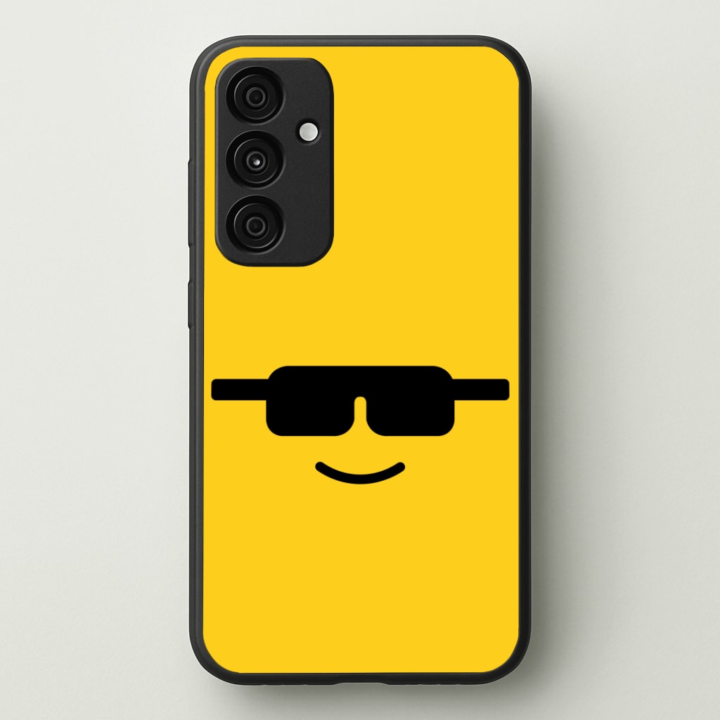 Brick Face Sunglasses Phone Case - Galaxy A35 / Standard