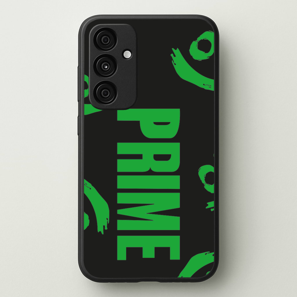 Prime - Green And Black Phone Case - Galaxy A35 / Standard