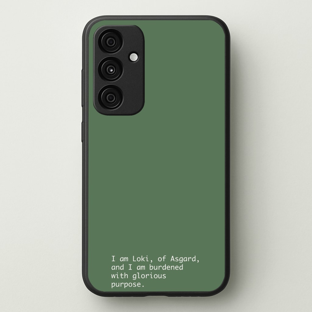 Burdened With Glorious Purpose Phone Case - Galaxy A35 / Standard