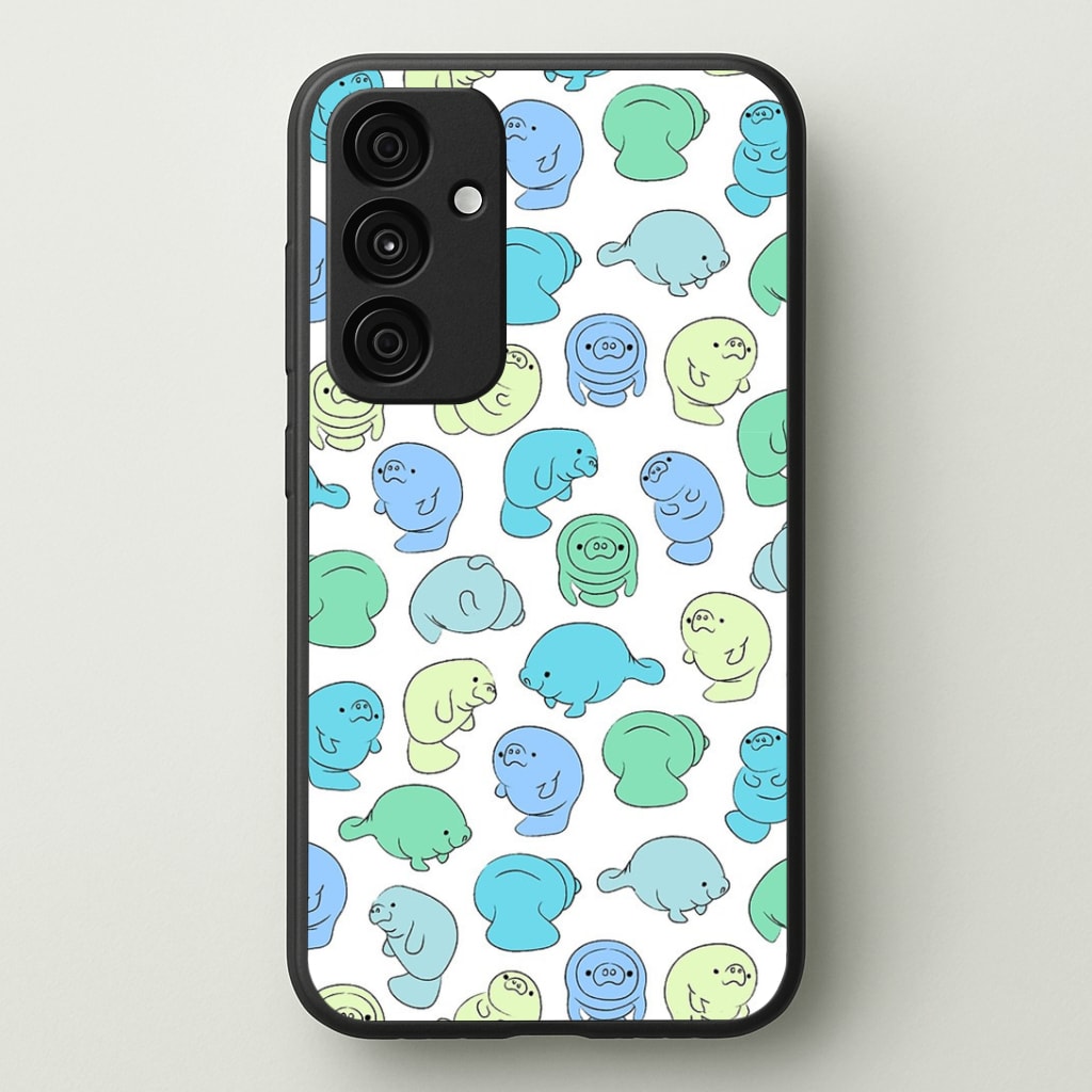 Manatee Party Phone Case - Galaxy A35 / Standard