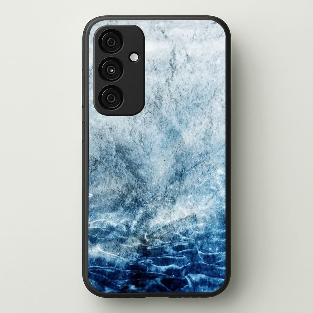 Sea Blue Marble Phone Case - Galaxy A35 / Standard
