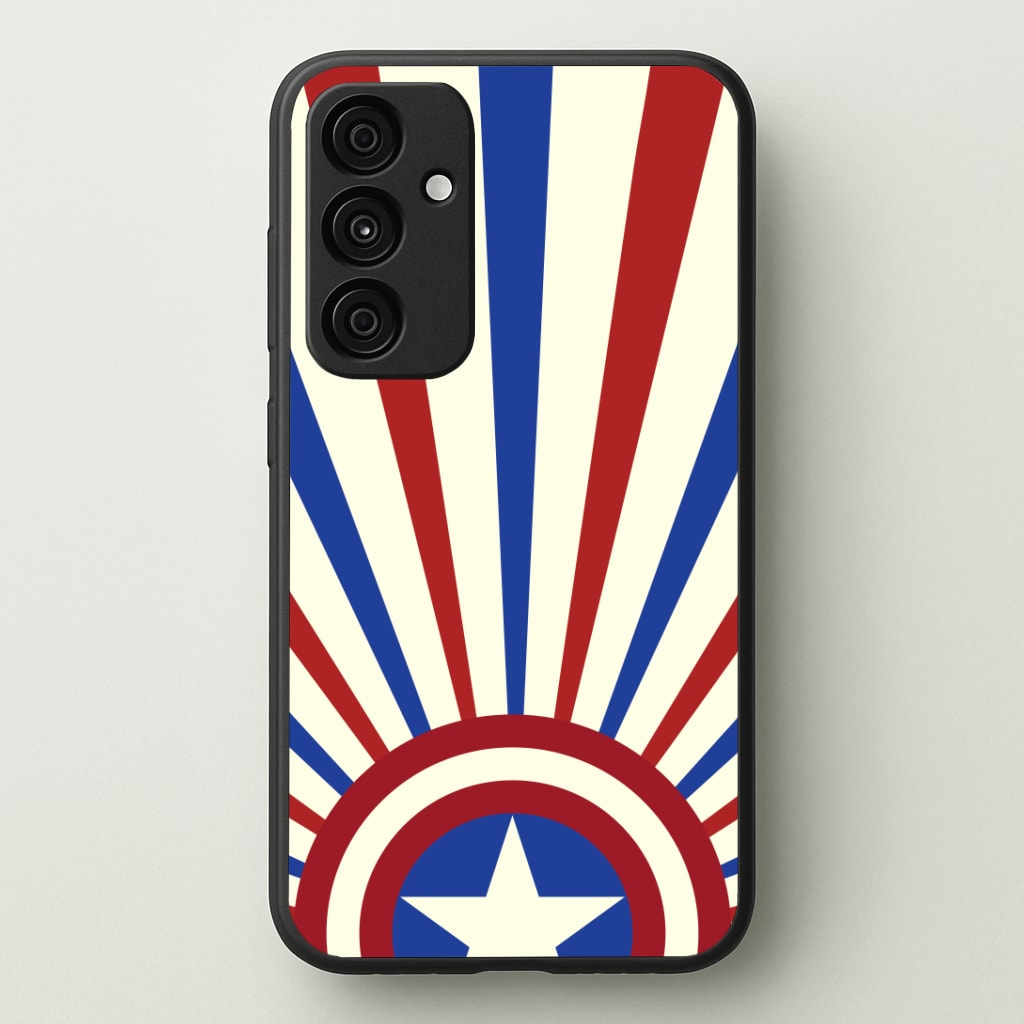 Shield And Stripes Phone Case - Galaxy A35 / Standard