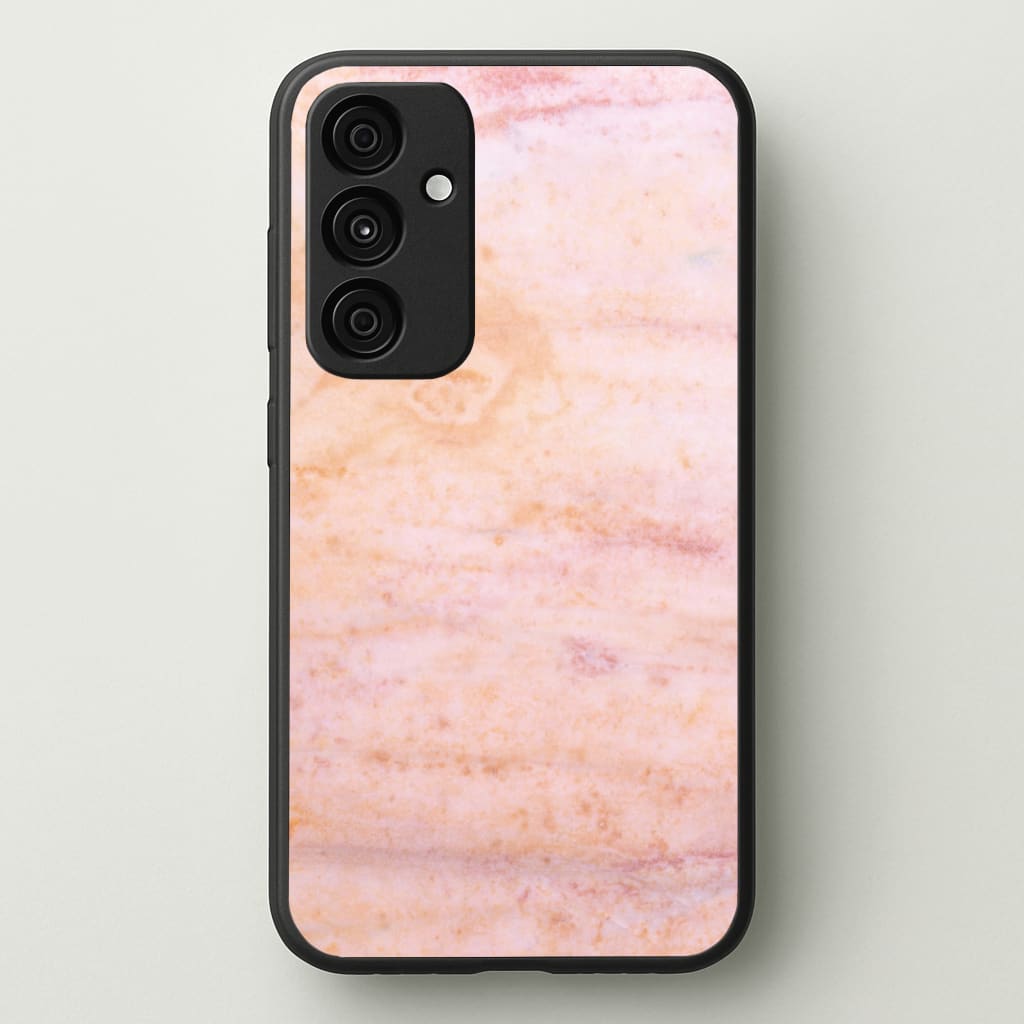 Ombre Rose Gold Marble Phone Case - Galaxy A35 / Standard