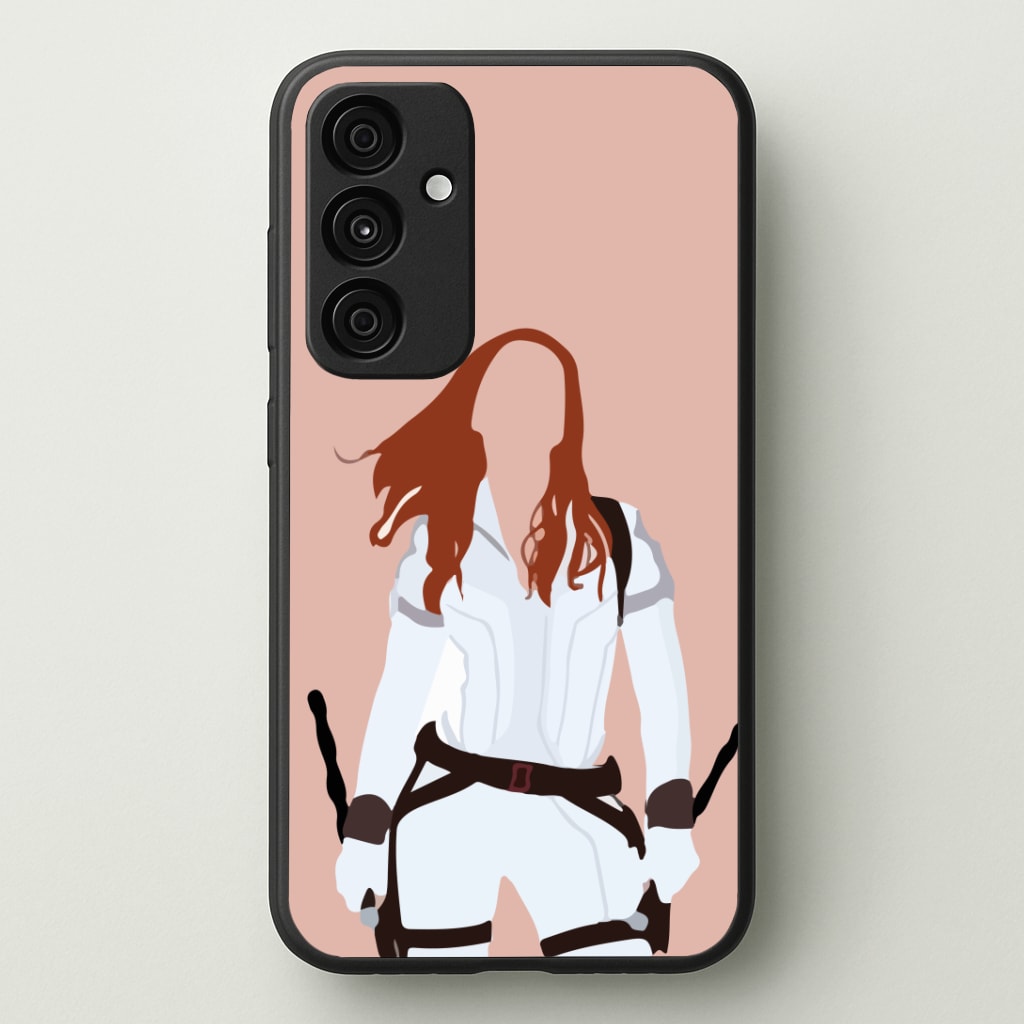 Black Widow Phone Case - Galaxy A35 / Standard