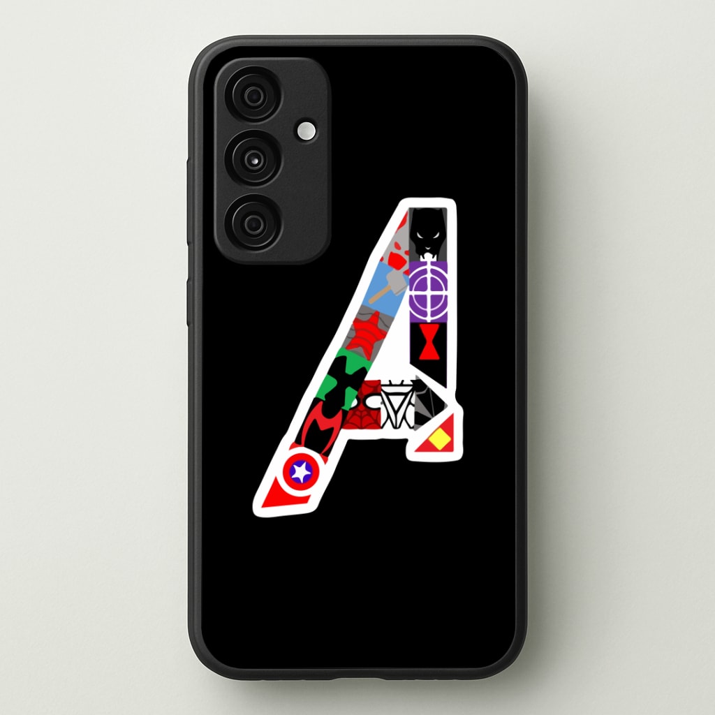 Avengers Logo - Marvel Phone Case - Galaxy A35 / Standard