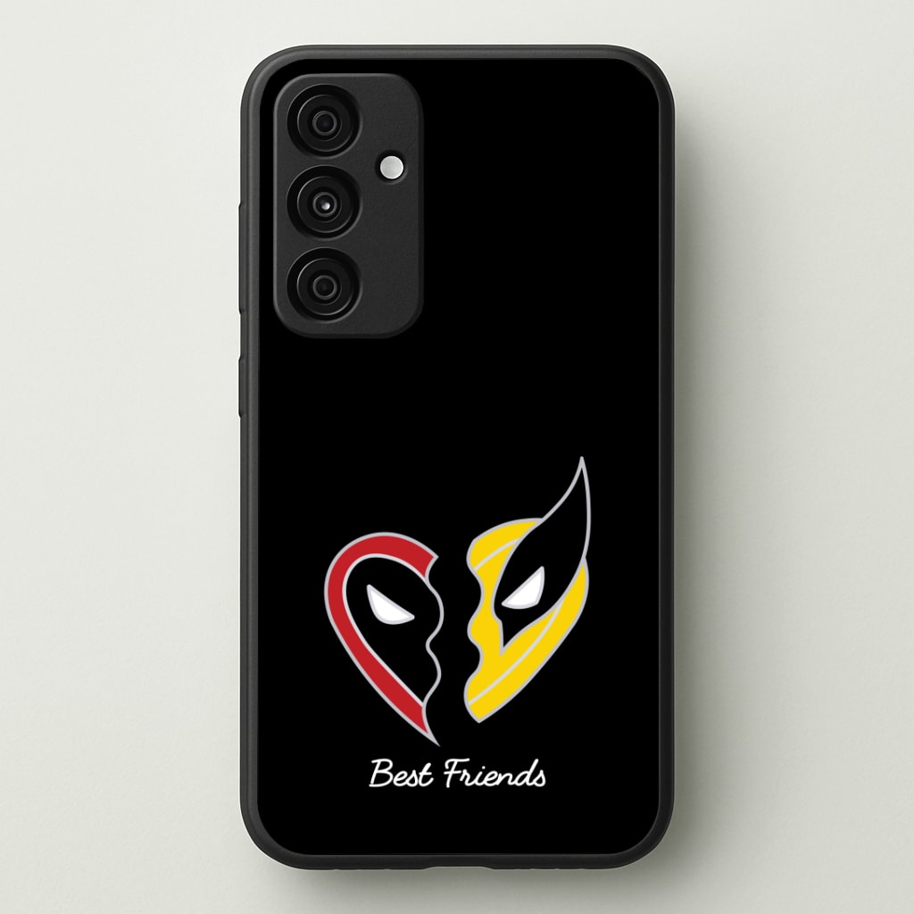 Superhero Best Friends Locket Phone Case - Galaxy A35 / Standard