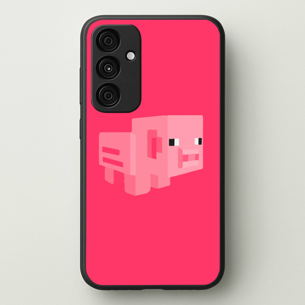 Mining Pig Phone Case - Galaxy A35 / Standard