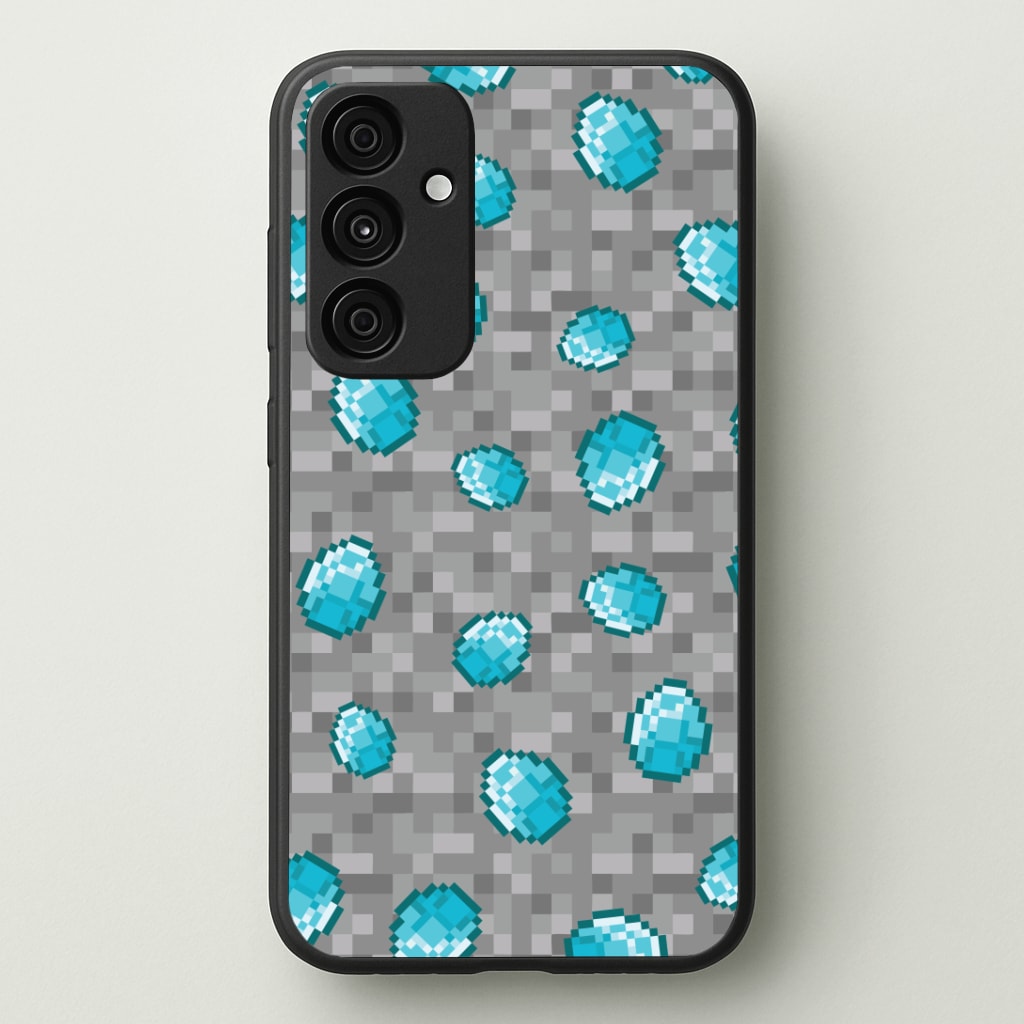 Diamond Pattern Phone Case - Galaxy A35 / Standard