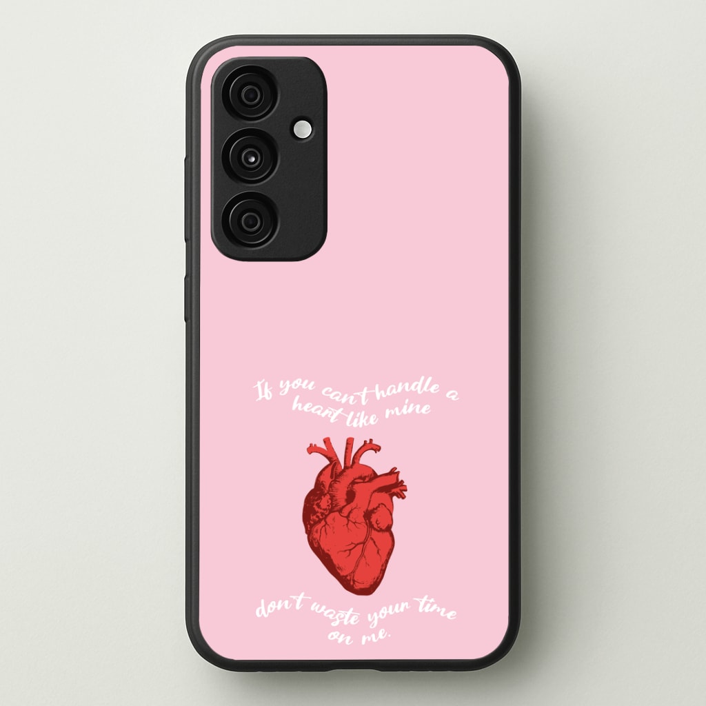Don't Waste Your Time On Me Phone Case - Galaxy A35 / Standard