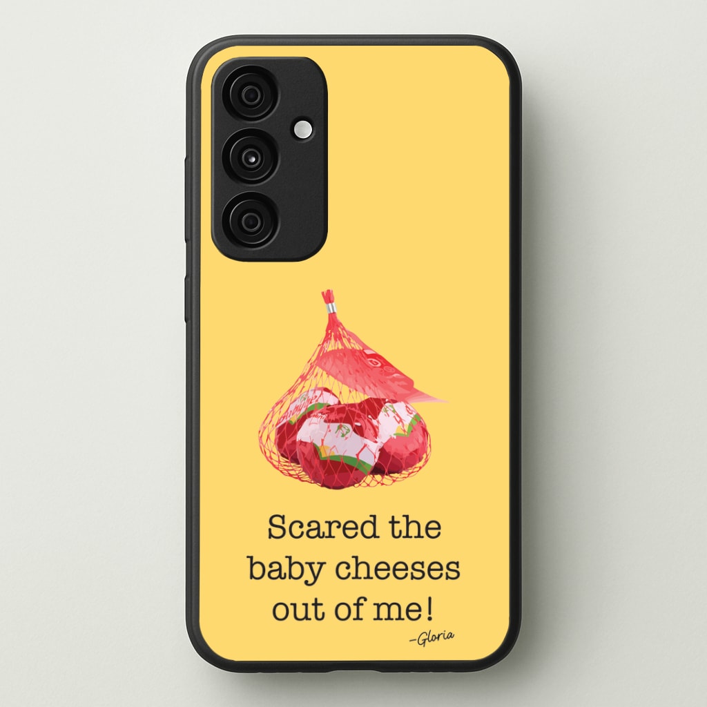 Scared The Baby Cheeses Out Of Me Phone Case - Galaxy A35 / Standard