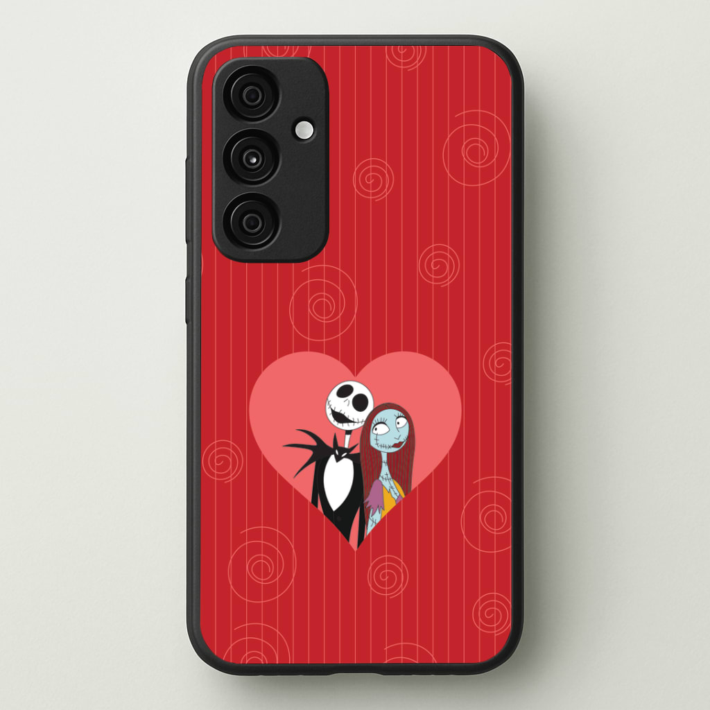 J And S Heart Phone Case - Galaxy A35 / Standard