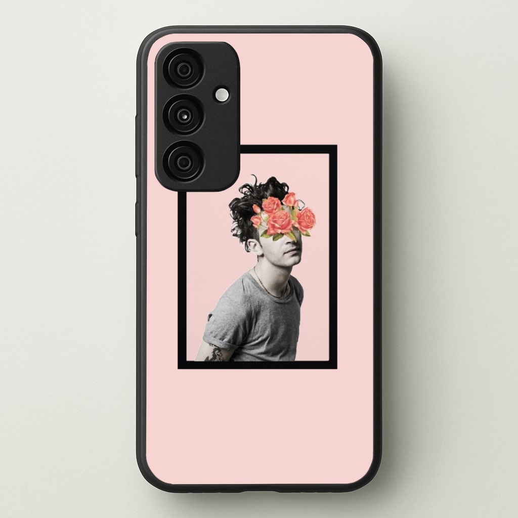 Matt - 1975 Flower Cencored Phone Case - Galaxy A35 / Standard