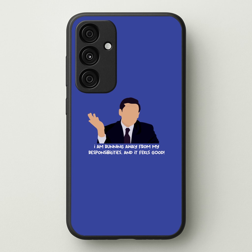 I Am Running Away From My Responsibilities Phone Case - Galaxy A35 / Standard