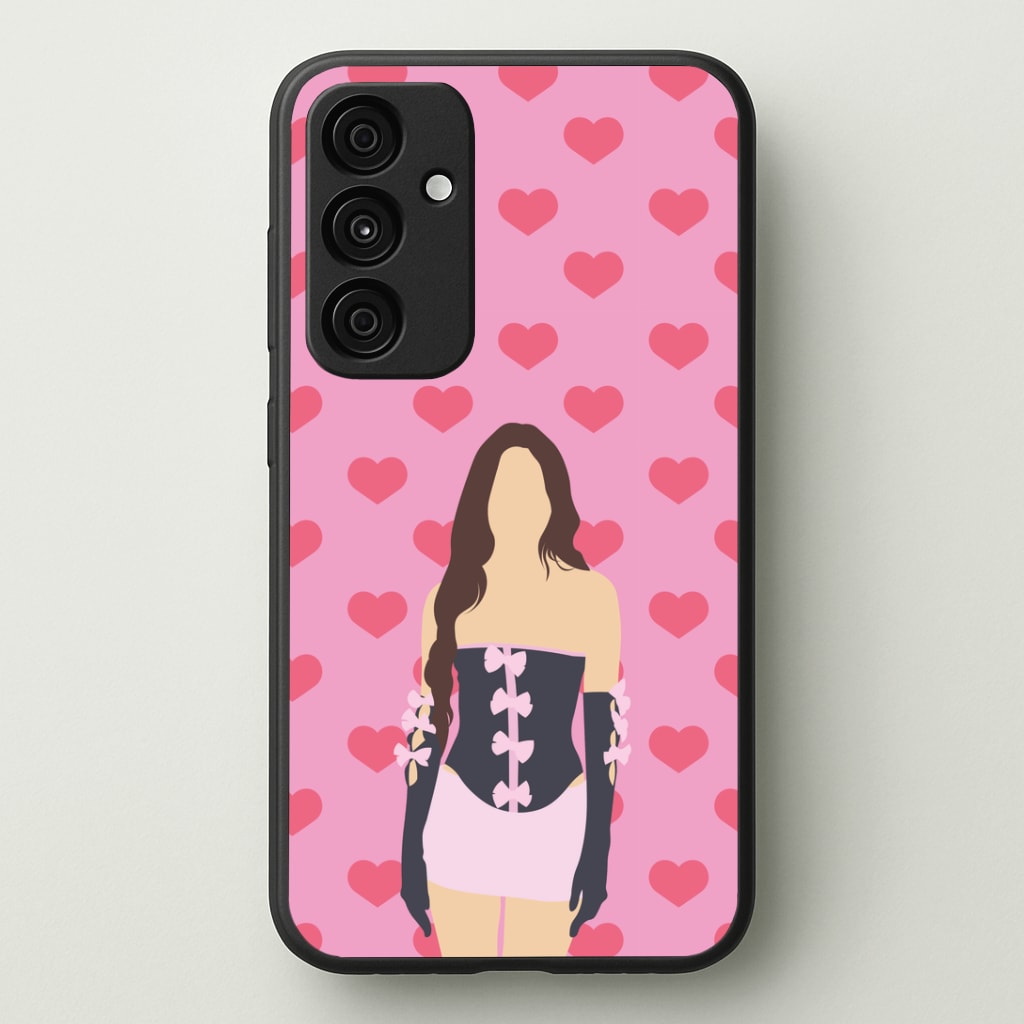 Pink Hearts - Olivia Phone Case - Galaxy A35 / Standard