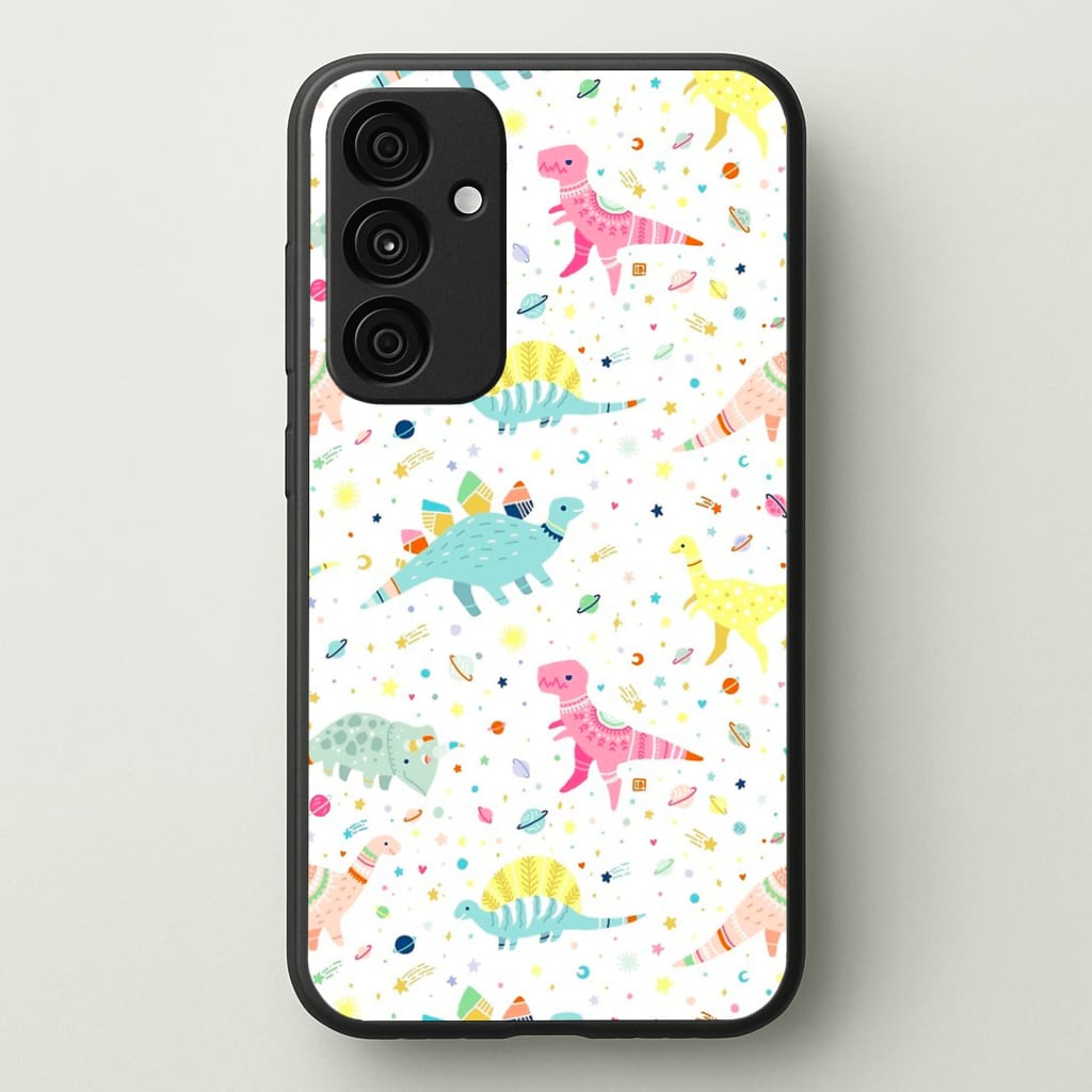 Dinosaur Pattern Phone Case - Galaxy A35 / Standard